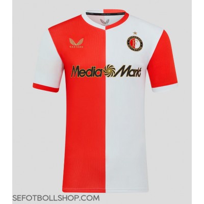 Billiga Feyenoord Jordan Bos #15 Hemma fotbollskläder 2025-26 Kortärmad Billiga Feyenoord Jordan Bos #15 Hemma fotbollskläder 2025-26 Kortärmad